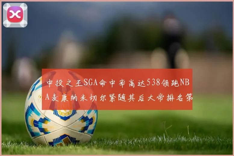 中投之王SGA命中率高达538领跑NBA麦康纳米切尔紧随其后大帝排名第七